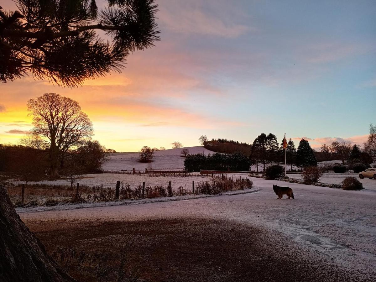 The West Wing At Eriviat Hall Hot Tub Henllan  エクステリア 写真