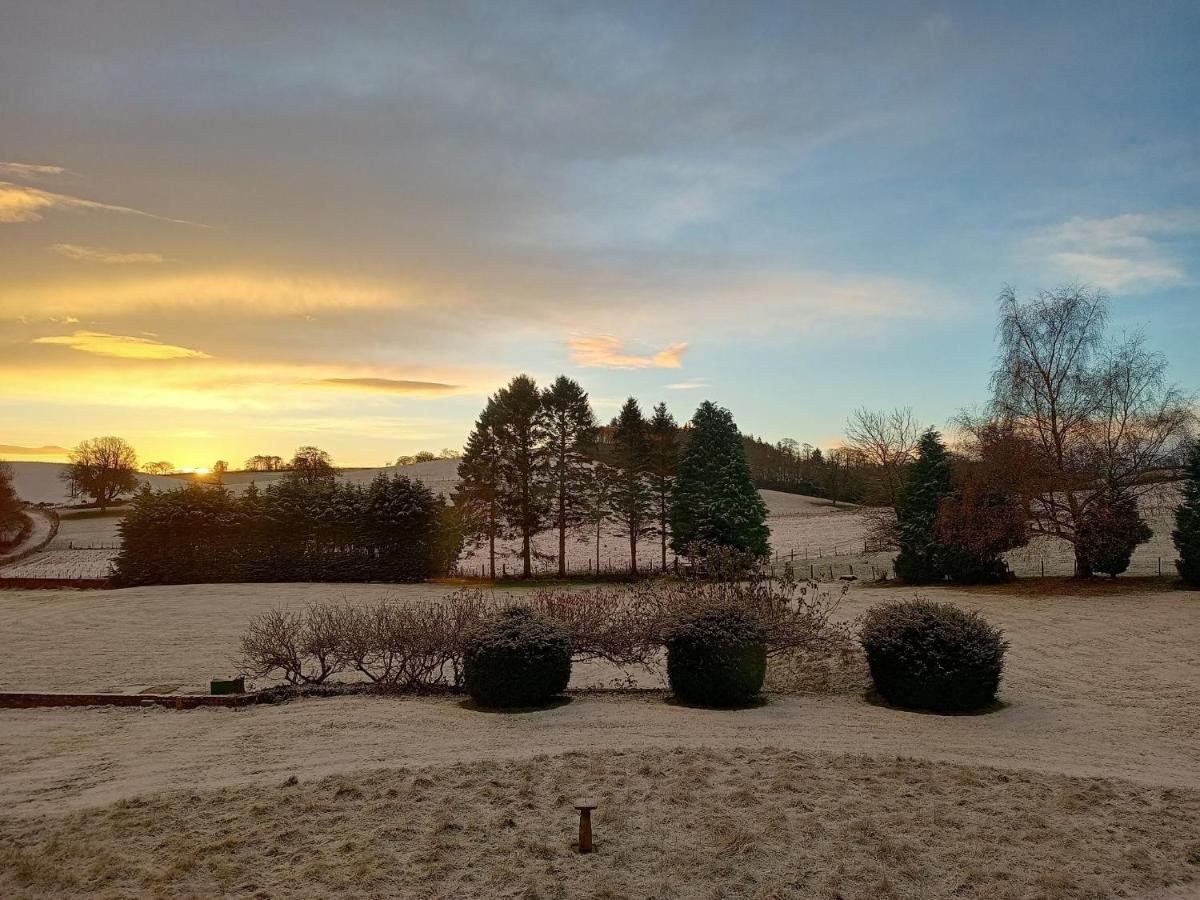 The West Wing At Eriviat Hall Hot Tub Henllan  エクステリア 写真